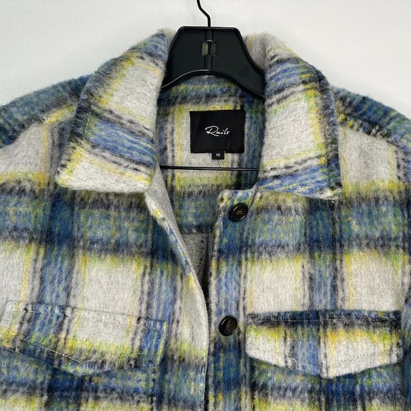 Rails Blue/yellow/white plaid jacket - Picture 13 of 13